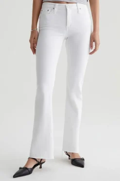 ANGEL LOW RISE BOOT JEAN (WHITE)