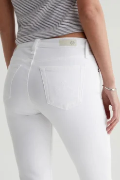 ANGEL LOW RISE BOOT JEAN (WHITE)