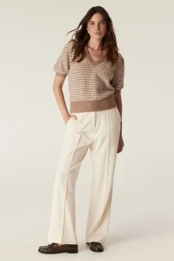 ANNIKA MOHAIR TOP (LATTE)