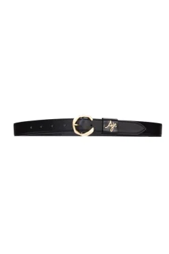 ARETTE LOGO BELT (BLACK)