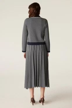 ASTORIA CREPE JACKET (NAVY)