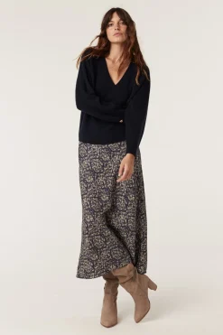AUDREY MERINO JUMPER (MIDNIGHT NAVY)