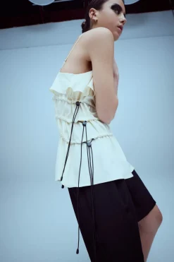 BADER TOP (IVORY SILK)
