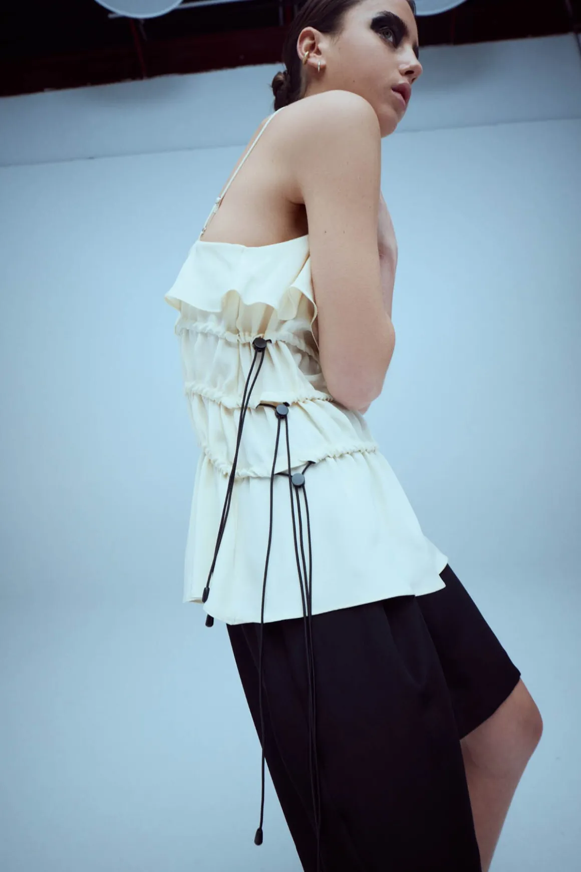 BADER TOP (IVORY SILK)