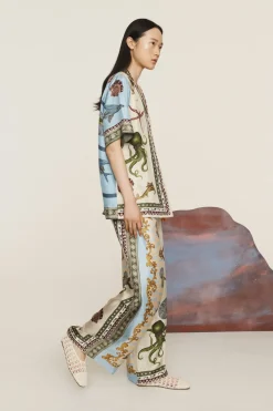 BATH HOUSE SILK PANT (MULTI)