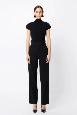BOSTON STRAIGHT LEG PANT (BLACK)