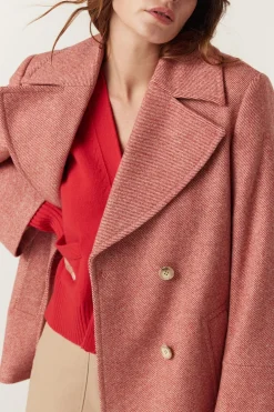 BRENAN COAT (RED TWILL)