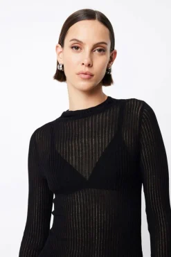 BRISTOL HIGH NECK TOP (BLACK)