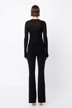 BRISTOL HIGH NECK TOP (BLACK)