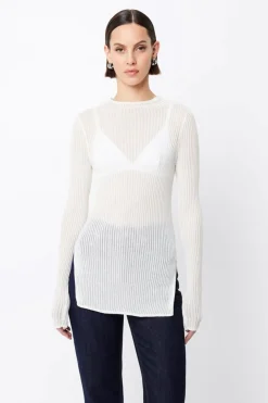 BRISTOL HIGH NECK TOP (WHITE)