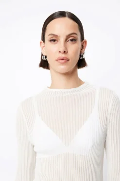 BRISTOL HIGH NECK TOP (WHITE)