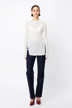BRISTOL HIGH NECK TOP (WHITE)