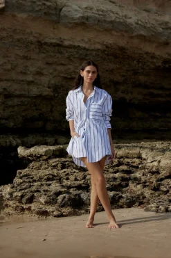 BUDDY SHIRT (CELESTE STRIPE)