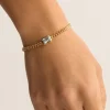 CALM YOUR SOUL TOPAZ BRACELET (18K GOLD VERMEIL)
