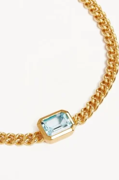 CALM YOUR SOUL TOPAZ BRACELET (18K GOLD VERMEIL)
