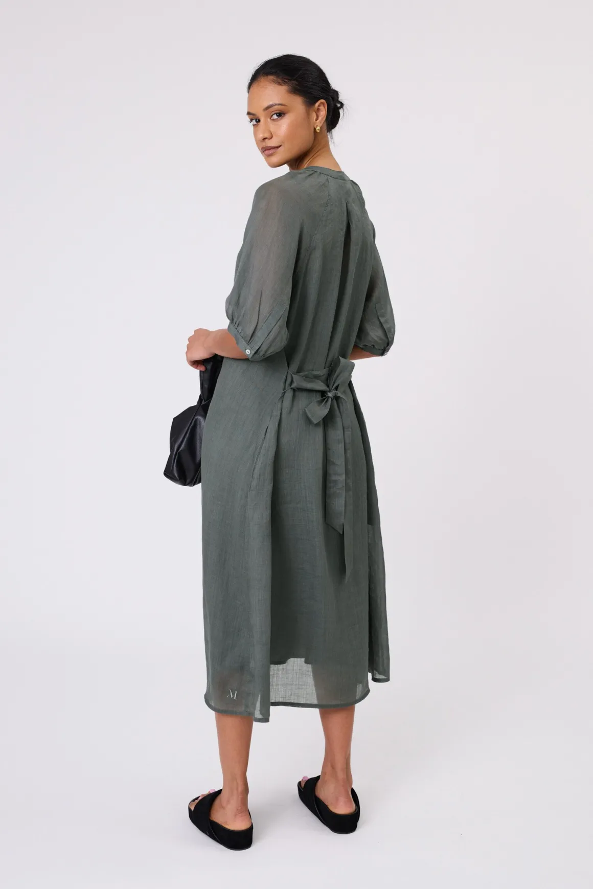 CANNES SHIRT DRESS (CYPRESS)
