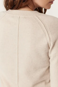 CASHMERE CREW JUMPER (OATMEAL)