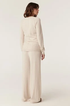 CASHMERE CREW JUMPER (OATMEAL)
