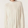 CASHWOOL CABLE JUMPER (MILK)