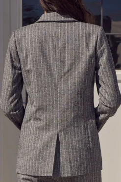 CATALYSIS JACKET (HERRINGBONE PINSTRIPE)