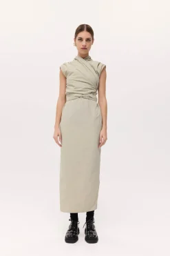 CHAIMBERLAIN DRESS (CLAY)