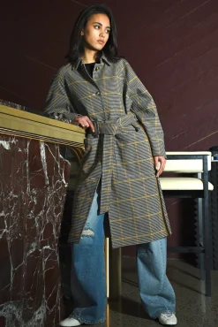 COAT TRIP COAT (HOUNDSTOOTH)