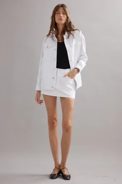 CODY JACKET (WHITE GLITTER)