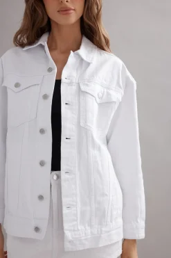 CODY JACKET (WHITE GLITTER)