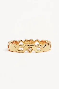 CONNECTED HEARTS RING (18K GOLD VERMEIL)