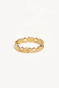 CONNECTED HEARTS RING (18K GOLD VERMEIL)