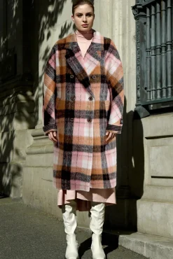 COSY GRAIL COAT (LILAC CHECK)