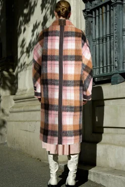 COSY GRAIL COAT (LILAC CHECK)