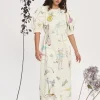 COURT MIDI DRESS (CREAM)