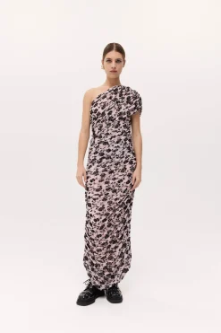 DARCY DRESS (POWDER & BLACK)