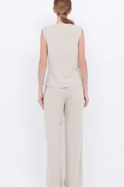 DESIREE STRAIGHT LEG PANT (SAND)