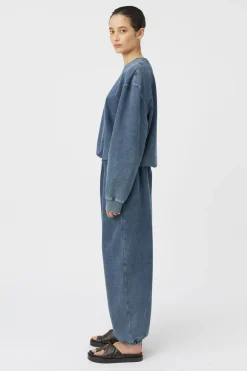 DOVELL CREW (INDIGO DENIM)