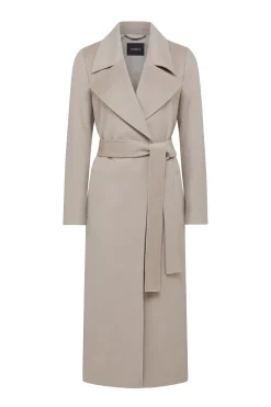 EVANS WOOL COAT (PEBBLE)