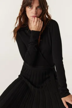 HOLLAND MERINO DRESS (BLACK)