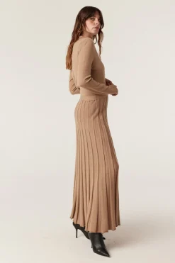 HOLLAND MERINO DRESS (CAMEL)