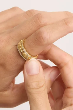 I AM ENOUGH SPINNING MEDITATION RING (GOLD)