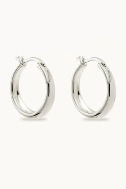 INFINITE HORIZON LARGE HOOPS (STERLING SILVER)
