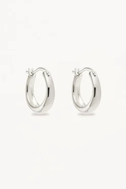 INFINITE HORIZON SMALL HOOPS (STERLING SILVER)