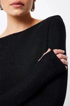 INTERMISSION LONG SLEEVE TOP (BLACK)