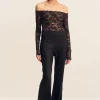 KASBAH SIDE SPLIT PANT (BLACK)