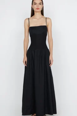 LINA MAXI DRESS (BLACK)