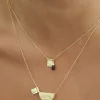 LOTUS AND LITTLE BUDDHA NECKLACE (18K GOLD VERMEIL)