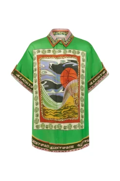 LUCKY PACE SILK SHIRT (MULTI)