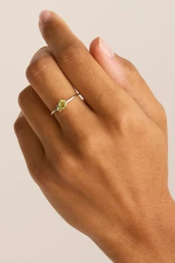 MAGIC OF US RING | AUGUST (PERIDOT/STERLING SILVER)