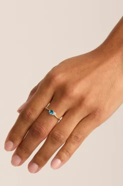 MAGIC OF US RING | DECEMBER (BLUE TOPAZ/STERLING SILVER)