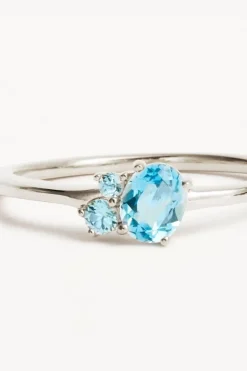 MAGIC OF US RING | MARCH (AQUAMARINE/STERLING SILVER)